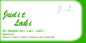 judit laki business card